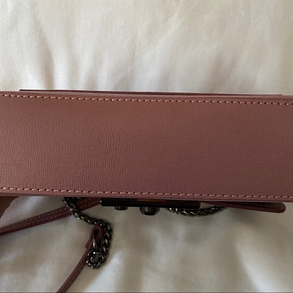 Vera Pelle Carmelia Roma Shoulder Bag Purple - Picture 6 of 9